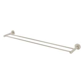 Contemporary I A8325-30-SN Double Towel Bar Modern in Satin Nickel