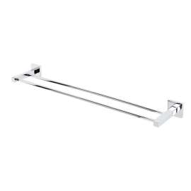 Contemporary II A8425-24-PC Double Towel Bar Modern in Polished Chrome