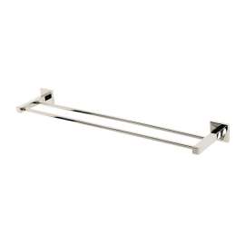 Contemporary II A8425-24-PN Double Towel Bar Modern in Polished Nickel