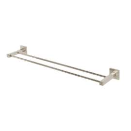 Contemporary II A8425-24-SN Double Towel Bar Modern in Satin Nickel