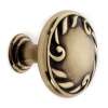 Ornate A3650-14-PA Knob Traditional 1-1/4-in in Polished Antique