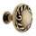 Ornate A3650-14-PA Knob Traditional 1-1/4-in in Polished Antique