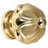 Ornate A6929-14-PB Knob Traditional 1-1/4-in in Polished Brass