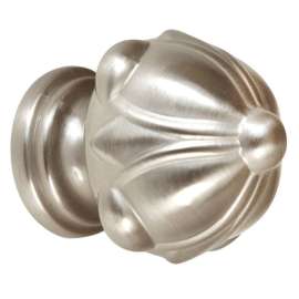Ornate A6929-14-SN Knob Traditional 1-1/4-in in Satin Nickel