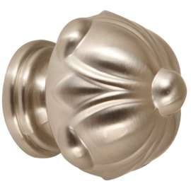 Ornate A6929-38-SN Knob Traditional 1-1/2-in in Satin Nickel