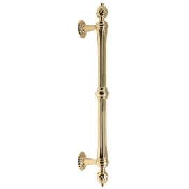 Ornate D6929-12-PB Appliance Pull Traditional in Polished Brass