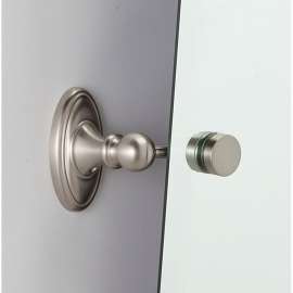 Classic Traditional A8091-SN Adjustable Mirror Brackets Traditional in Satin Nickel