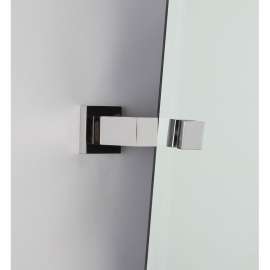 Adjustable Mirror Brackets Modern in Polished Chrome
