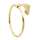 Luna A6840-PB Towel Ring Transitional 6-in in Polished Brass