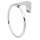 Luna A6840-PC Towel Ring Transitional 6-in in Polished Chrome