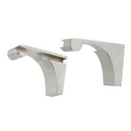 Shelf Brackets Transitional in Polished Chrome