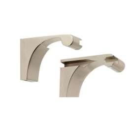 Shelf Brackets Transitional in Polished Nickel