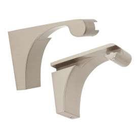 Shelf Brackets Transitional in Satin Nickel