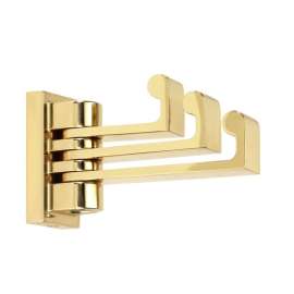Luna A6885-PB Robe Hook Transitional in Polished Brass