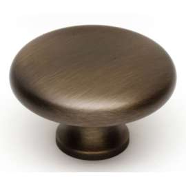 A814-45-AEM Knob Traditional 1-3/4-in in Antique English Matte