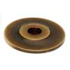 Knob Backplate Traditional 3/4-in in Antique English Matte
