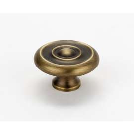 Knob Traditional 1-3/4-in in Antique English Matte