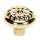 Bella A1452-PB Knob Traditional 1-1/2-in in Polished Brass