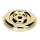 Bella A1453-PB Rosettes Traditional 1-5/8-in in Polished Brass
