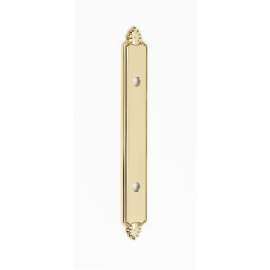 Bella A1458-35-PB Backplate Traditional in Polished Brass