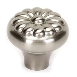 Bella A1451-SN Knob Traditional 1-1/4-in in Satin Nickel