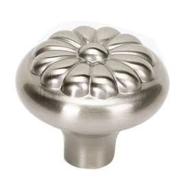 Bella A1452-SN Knob Traditional 1-1/2-in in Satin Nickel