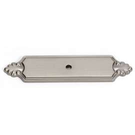 Bella A1454-SN Backplate Traditional 4-1/4-in in Satin Nickel