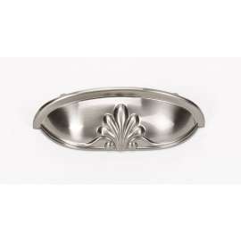 Bella A1459-SN Cup Pull Traditional in Satin Nickel