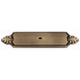 Bella A1454-AEM Backplate Traditional 4-1/4-in in Antique English Matte