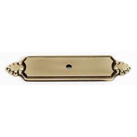 Bella A1454-PA Backplate Traditional 4-1/4-in in Polished Antique