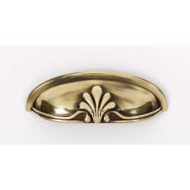 Bella A1459-PA Cup Pull Traditional in Polished Antique