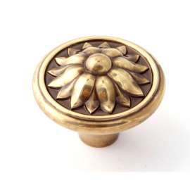 Fiore A1472-PA Knob Traditional 1-1/2-in in Polished Antique
