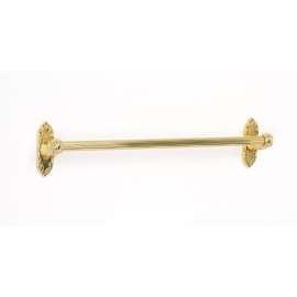 Ribbon & Reed A8520-18-PB Towel Bar Traditional in Polished Brass