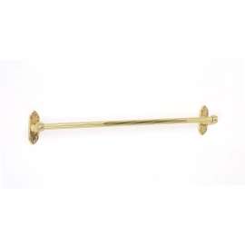 Ribbon & Reed A8520-24-PB Towel Bar Traditional in Polished Brass