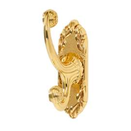 Ribbon & Reed A8599-PB Robe Hook Traditional in Polished Brass