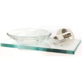 Contemporary I A8330-PC Modern Soap Dish 6-3/4-in in Polished Chrome