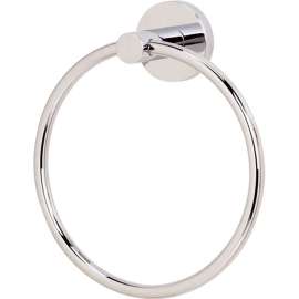 Contemporary I A8340-PN Modern Towel Ring 6-in in Polished Nickel