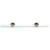 Contemporary I A8350-24-SN 24-in Glass Shelf with Brackets Modern in Satin Nickel