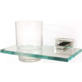 Modern Tumbler Holder 6-3/4-in in Polished Chrome