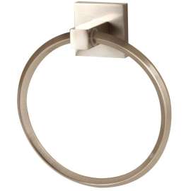 Contemporary II A8440-SN Towel Ring in Satin Nickel