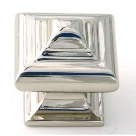 Geometric A1520-PC Knob Transitional 1-1/4-in in Polished Chrome