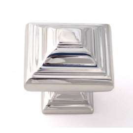Geometric A1525-PC Knob Transitional 1-1/4-in in Polished Chrome