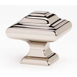 Geometric A1525-PN Knob Transitional 1-1/4-in in Polished Nickel