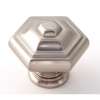 Geometric A1530-SN Knob Transitional 1-1/4-in in Satin Nickel