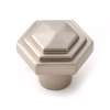 Geometric A1535-SN Knob Transitional 1-1/4-in in Satin Nickel