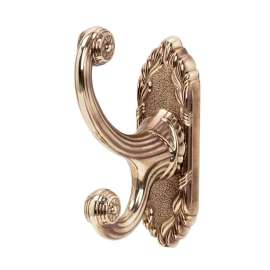 Robe Hook Traditional in Polished Antique