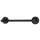 Contemporary I A8320-12-BRZ Modern Towel Bar in Bronze