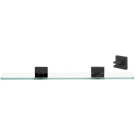 A8450-18 Contemporary II 18-in Glass Shelf with Brackets Modern
