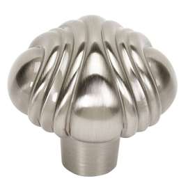 Venetian A1502-SN Knob Traditional 1-1/2-in in Satin Nickel