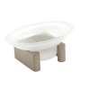 Soap Dish Transitional 2-3/4-in in Satin Nickel